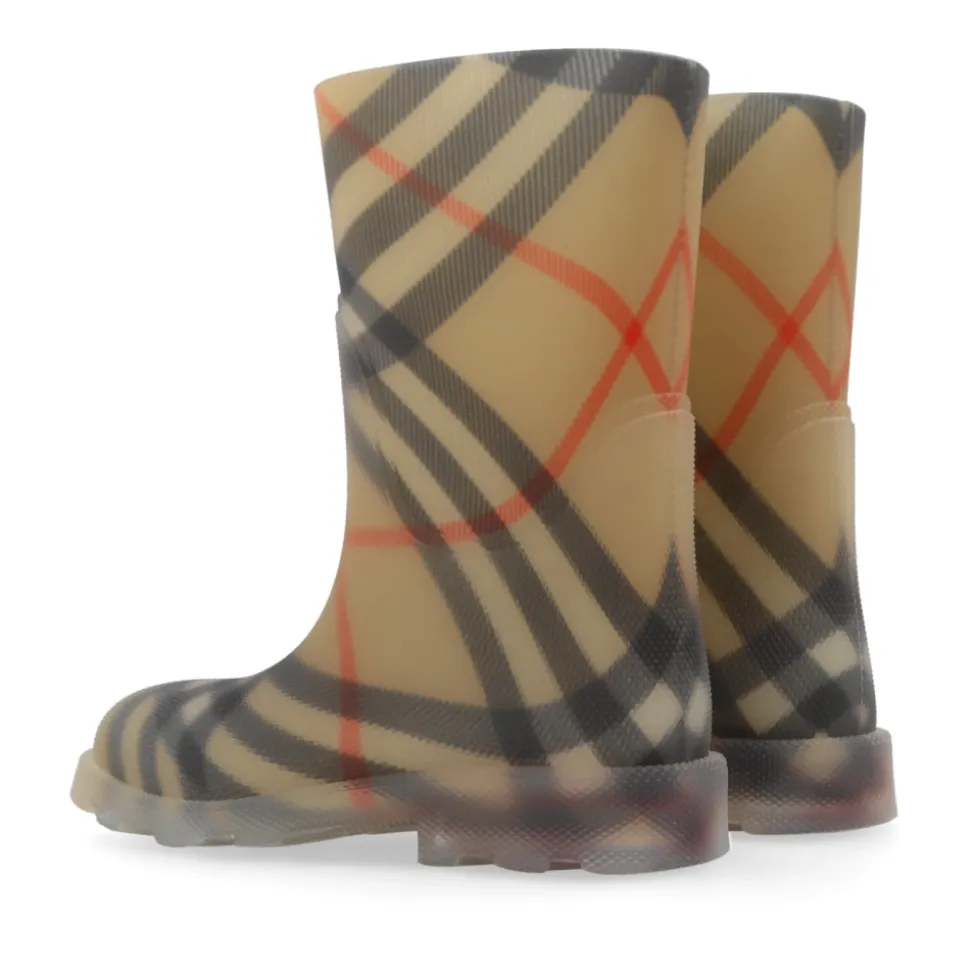 Gummistiefel mit Karomuster