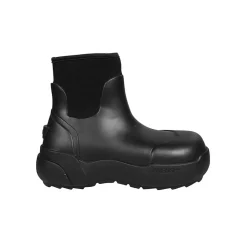 Gummistiefel mit quadratischer Zehenkappe