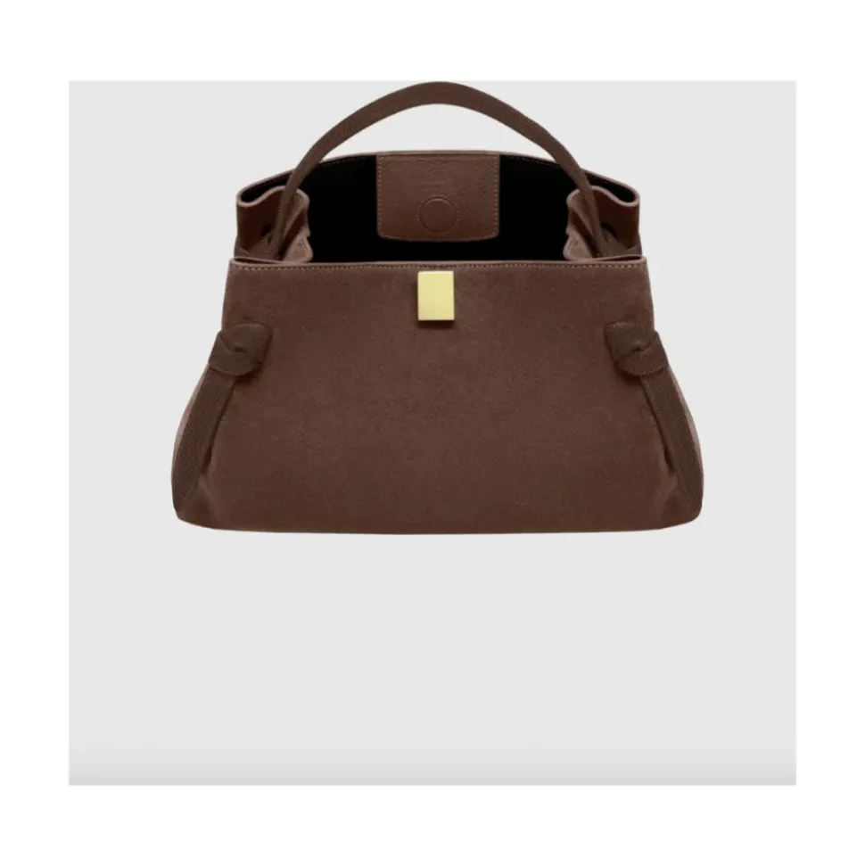Gyoza Wildleder Schokolade Tasche