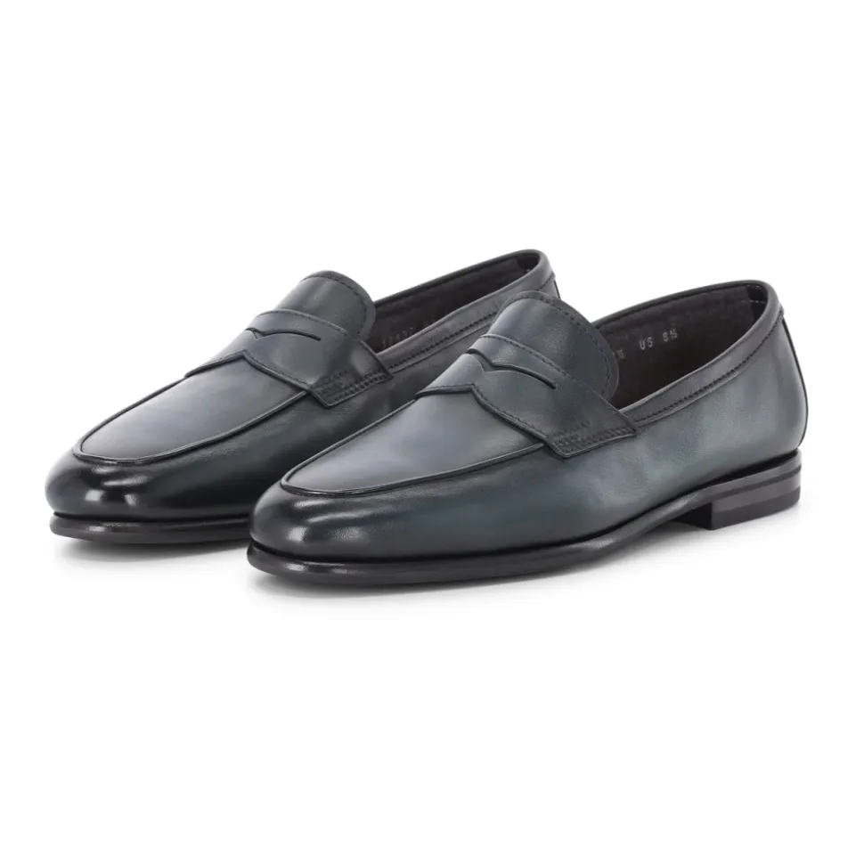Handgefertigter Lederslipper mit modernem Touch