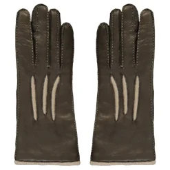 Handschuhe aus Leder und Kaschmir