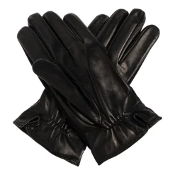 Handschuhe mit einer Applikation in Form eines Logos