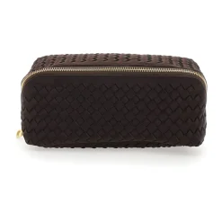 Handtasche mit Flechtmuster und Reißverschluss oben