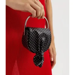 Handtasche mit Kristall-Schleifen-Mikro