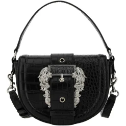 Handtasche mit Krokodilleder-Effekt