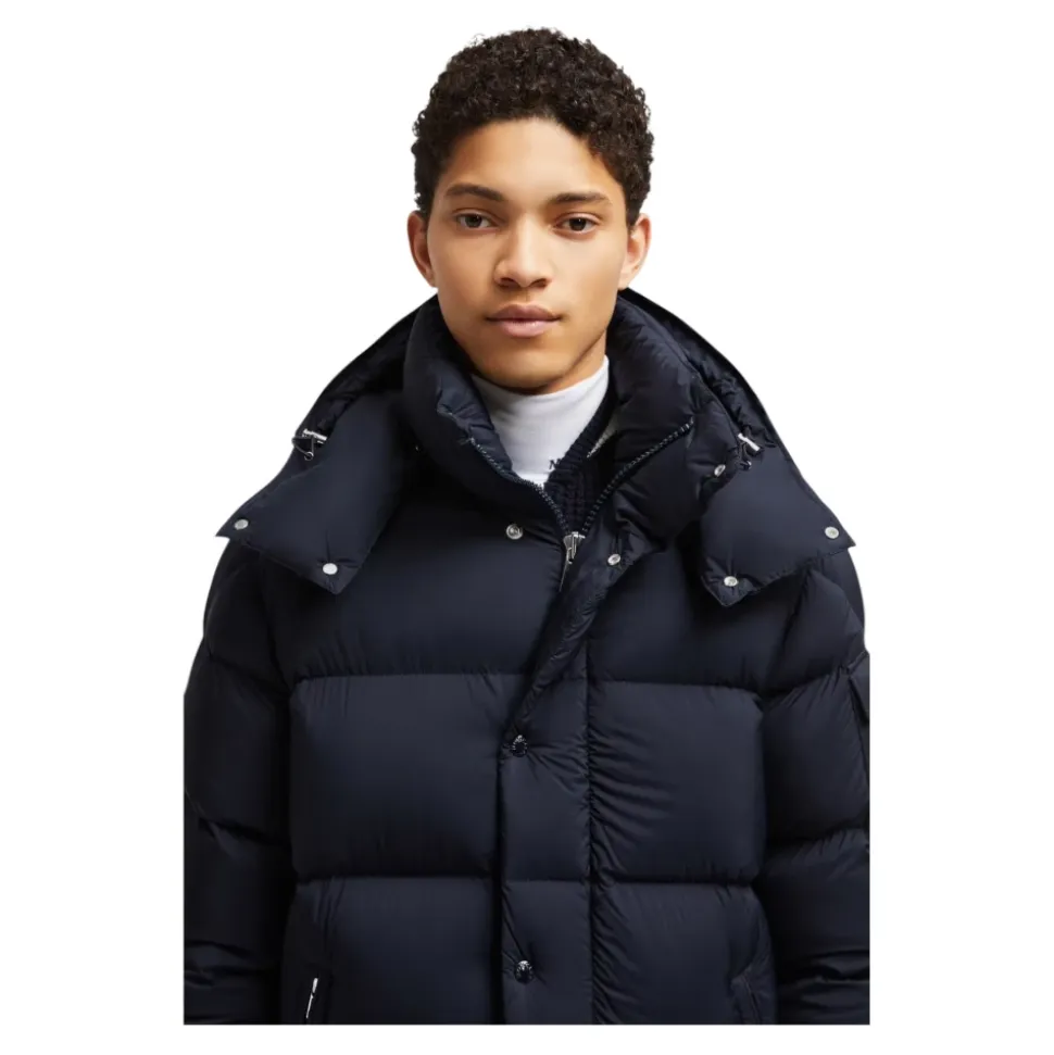 Hanoverian Kapuzen-Longdaunenjacke