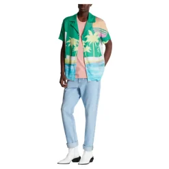 Hellblaue Regular-Fit-Denim-Jeans