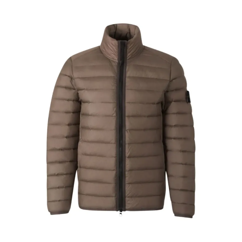Hellbraune Daunenjacke 'Loom Gewebte Kammern R-Nylon Down TC'