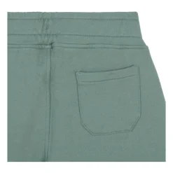 Hellgrüne Track Shorts mit Linsendetail
