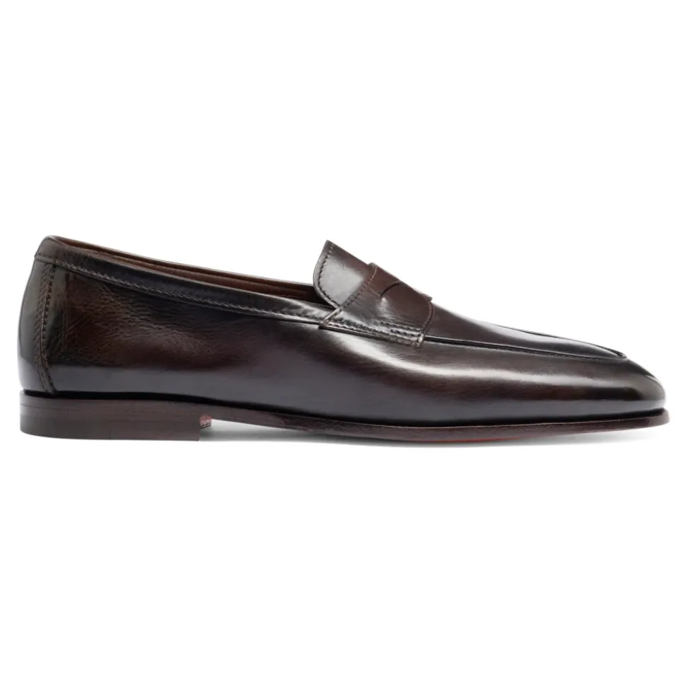 Herren Leder Carlo Slipper