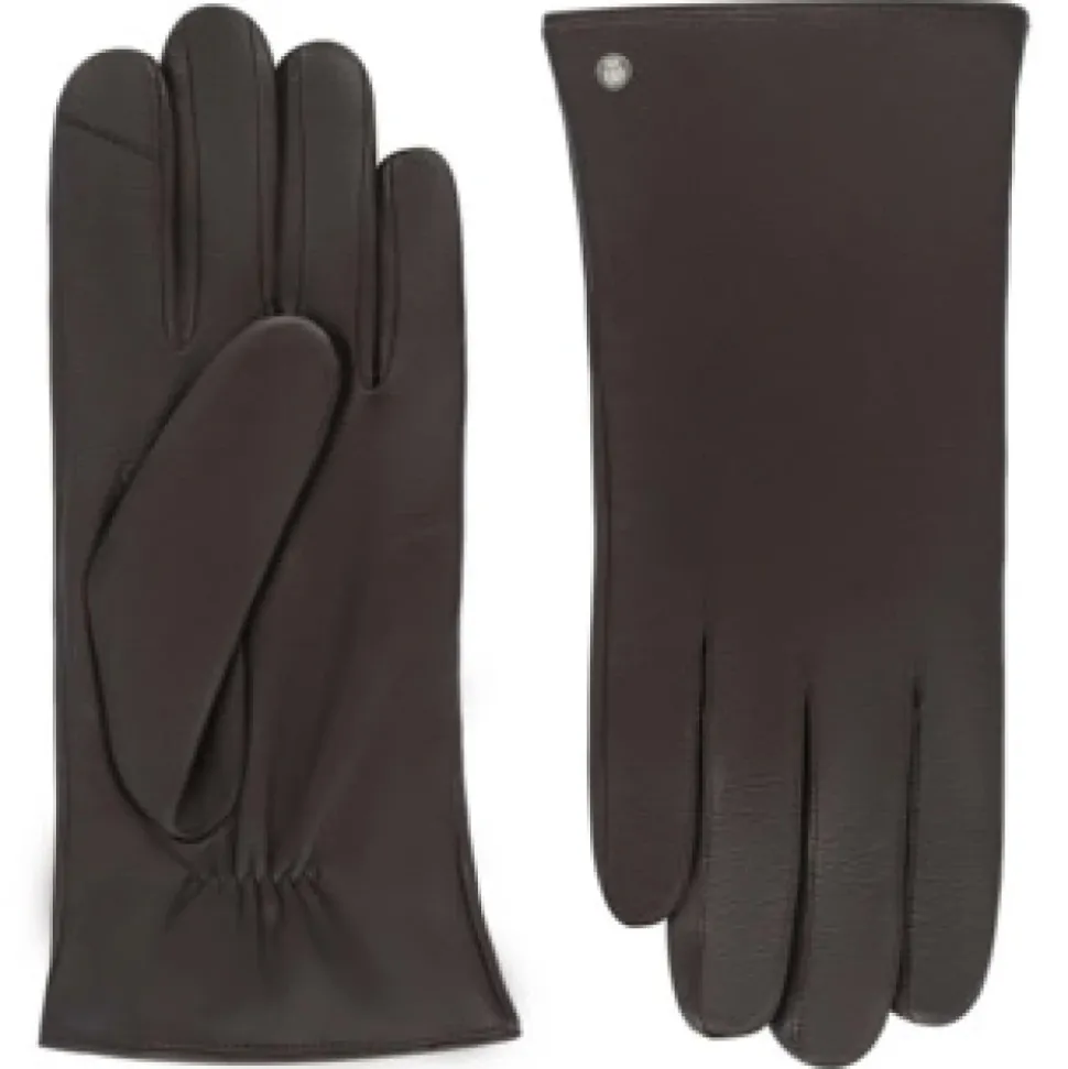 Herren Lederhandschuhe in Kaffee