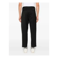 Herren Schwarze Chinos Hose
