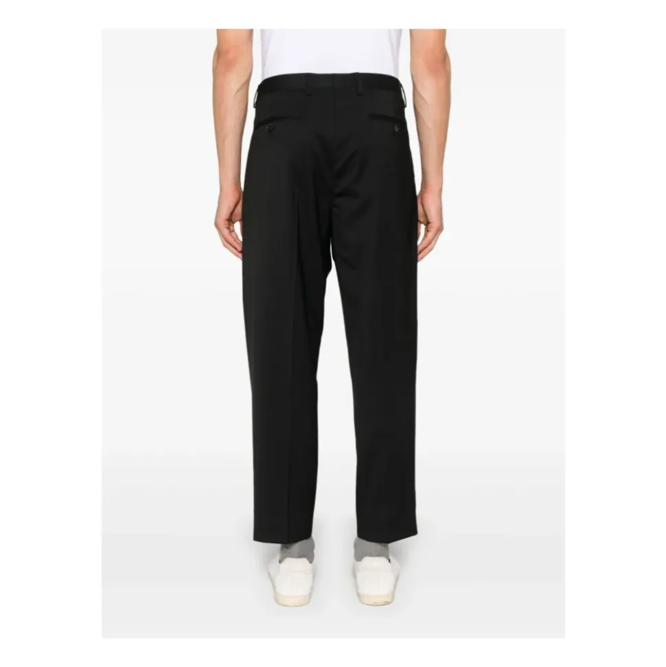 Herren Schwarze Chinos Hose