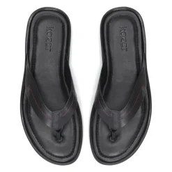 Herren schwarze Zehentrenner.Dieses Produkt fällt groß aus.