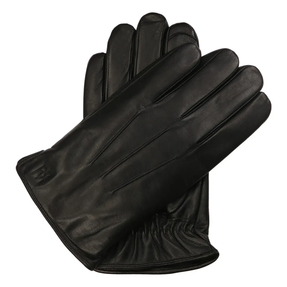 Herren-Lederhandschuhe mit Touchscreen-Funktion