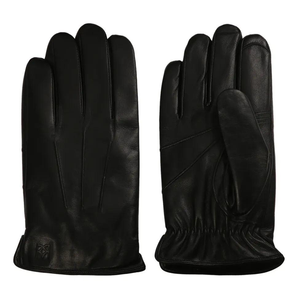 Herren-Lederhandschuhe mit Touchscreen-Funktion