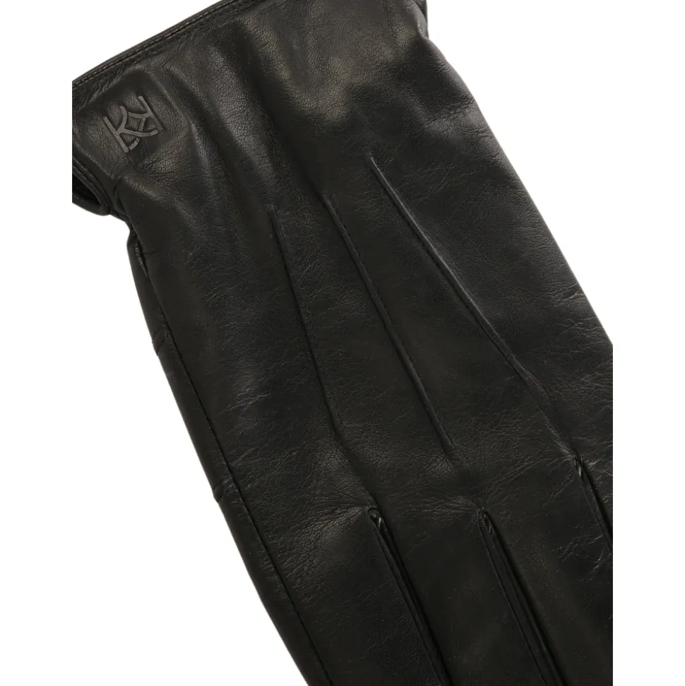 Herren-Lederhandschuhe mit Touchscreen-Funktion