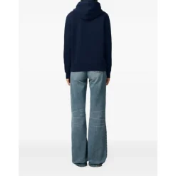Herz Freund Hoodie Marineblau