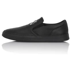 Hirsch-Print Leder Slipper
