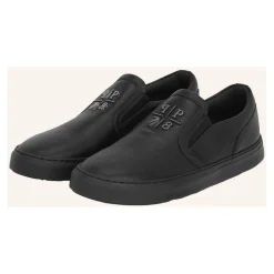 Hirsch-Print Leder Slipper