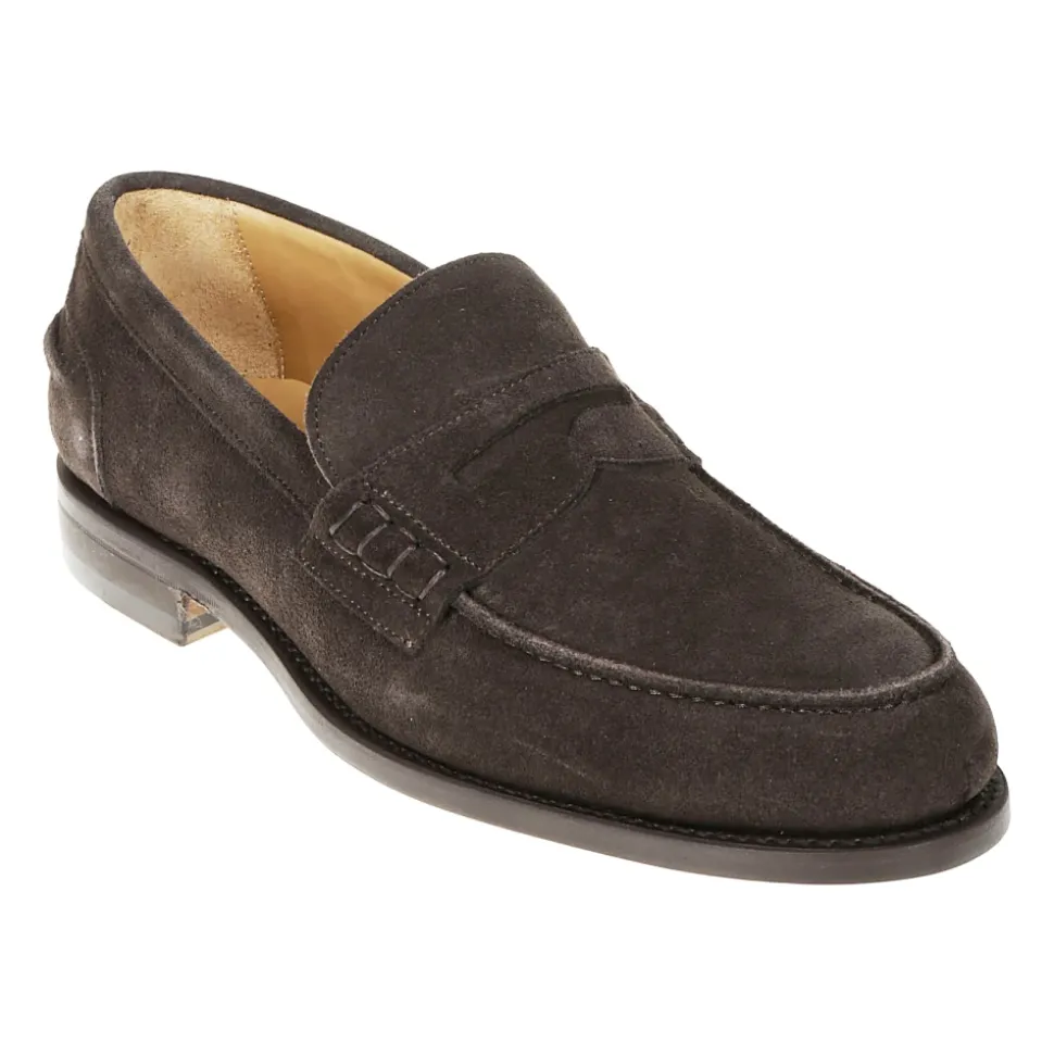 Hochwertiger Leder-Loafer in Tiefbraun