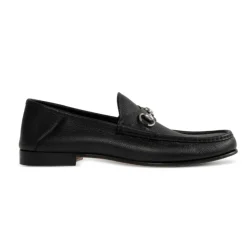 Horsebit Loafer mit niedrigem Absatz