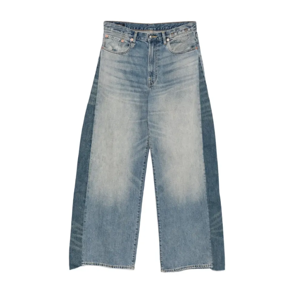 Indigo Blue Stonewash Denim Jeans