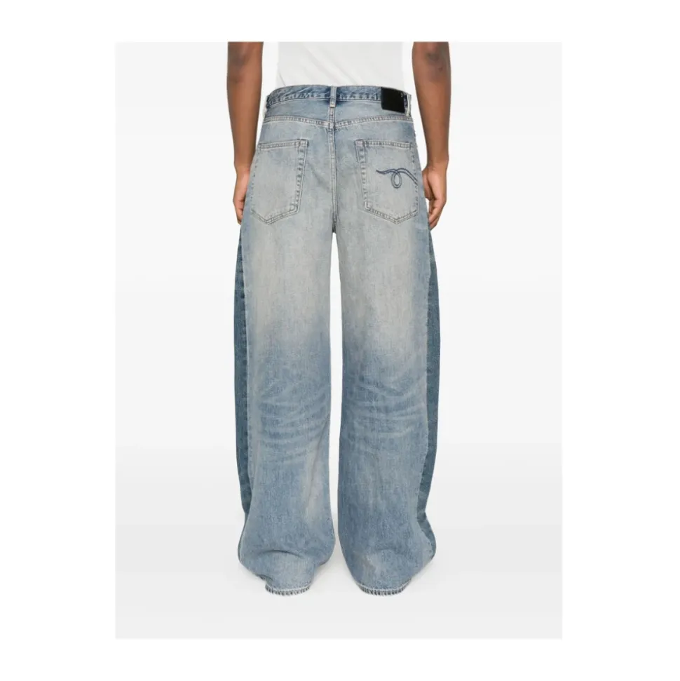 Indigo Blue Stonewash Denim Jeans
