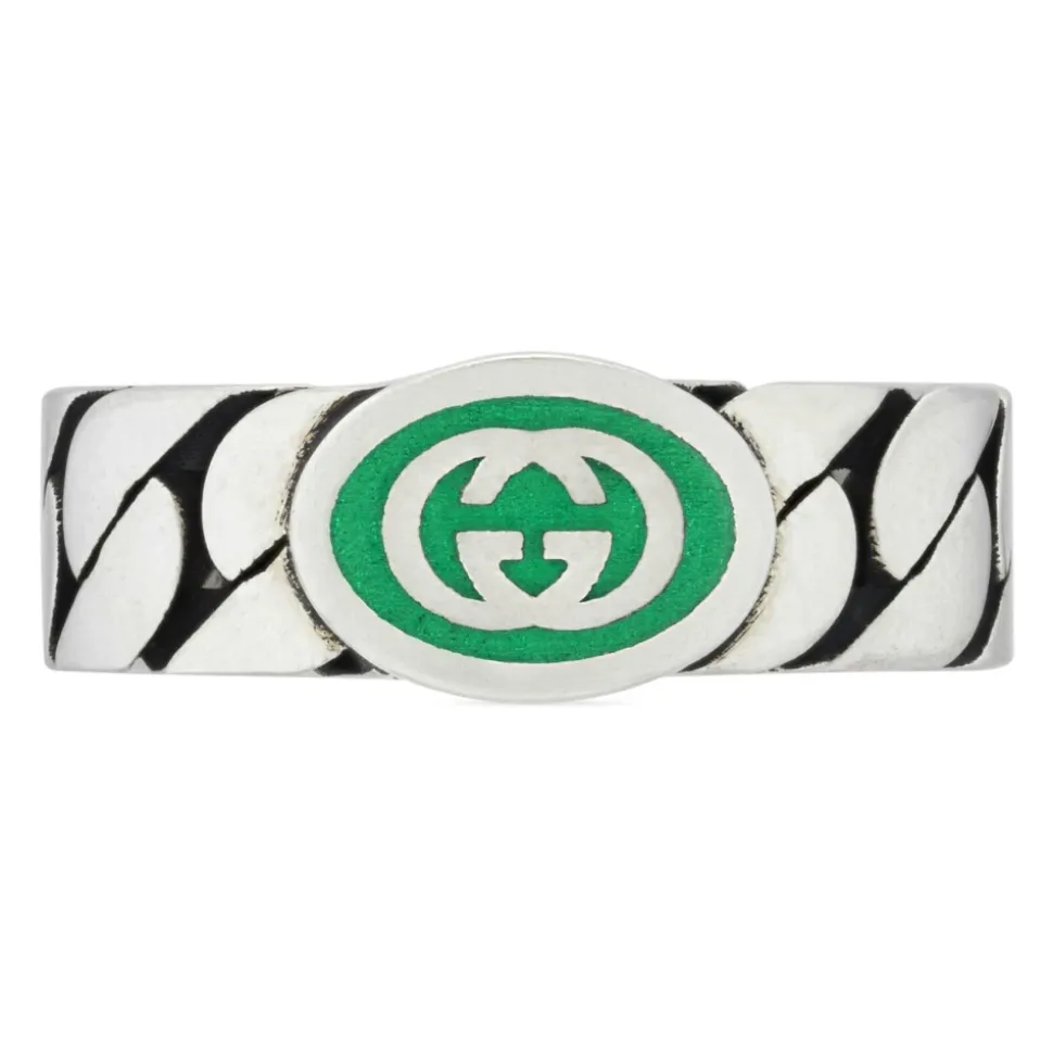 INTERLOCKING G SILBERRING