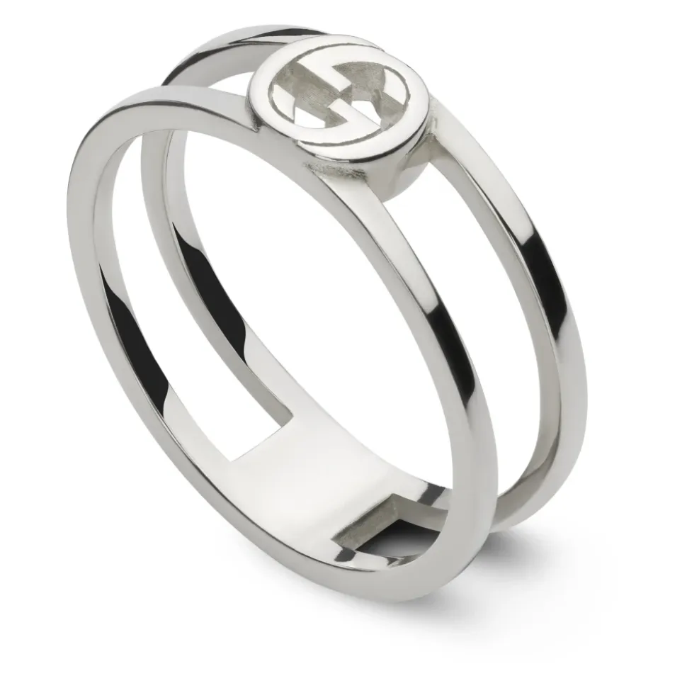 Interlocking Interlocking G Ring aus Sterlingsilber klein 6mm