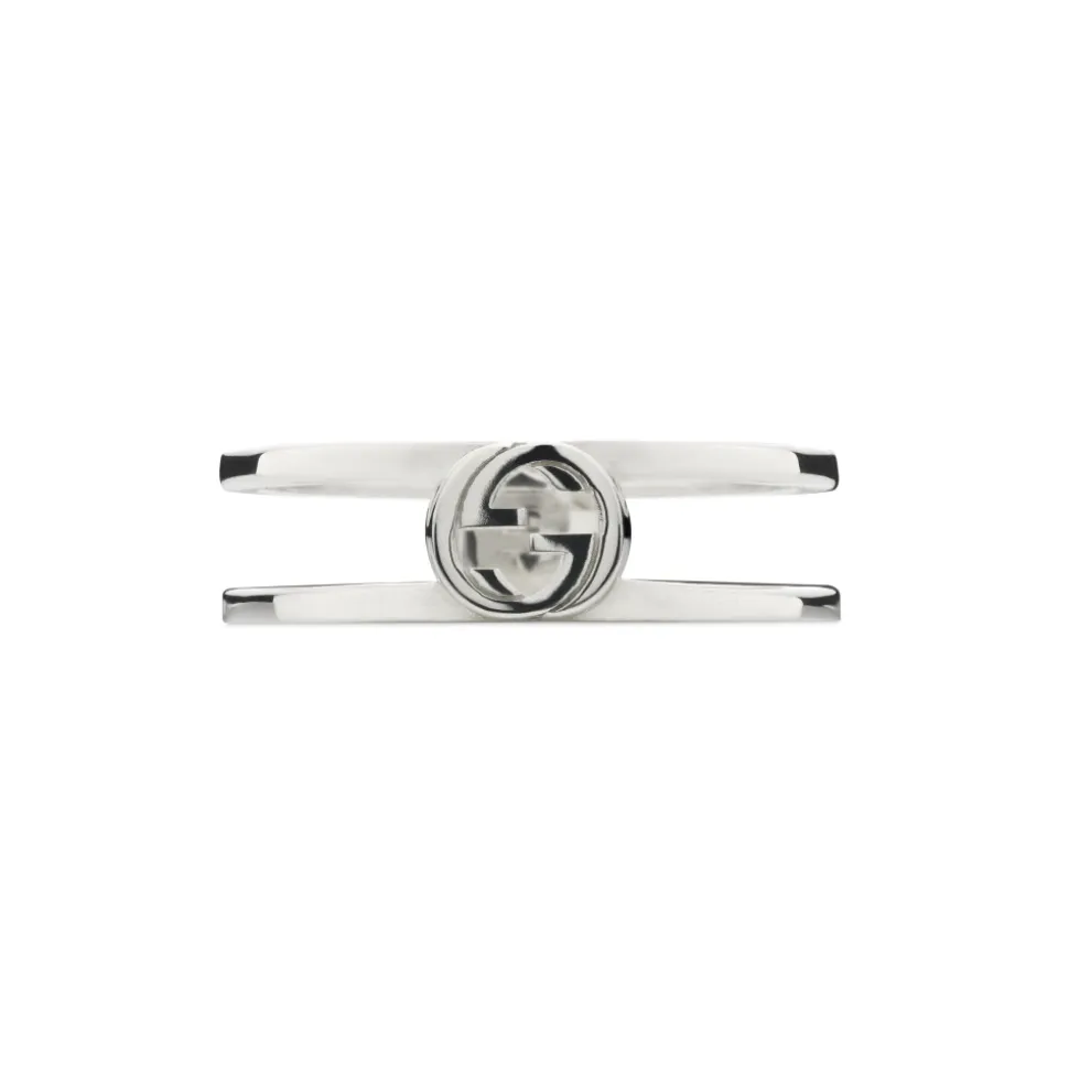 Interlocking Interlocking G Ring aus Sterlingsilber klein 6mm