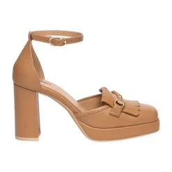 Italienische Leder Sandale mit offener Seite