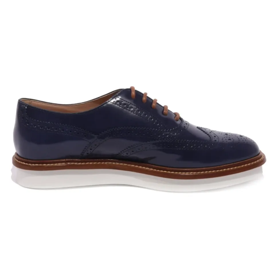 Italienische Oxford-Schuhe mit Brogue-Details