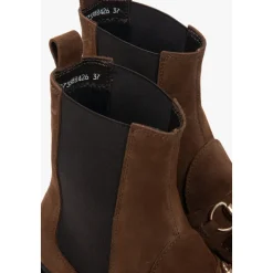 Italienische Velours Chelsea Boots