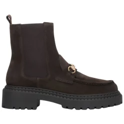 Italienische Velours Chelsea Boots