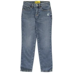 Jeans mit Kontrastnähten