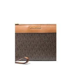 Jet Set Medium Signature Logo Wristlet