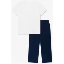 Jungen Varsity Schlafanzug-Set in Marineblau