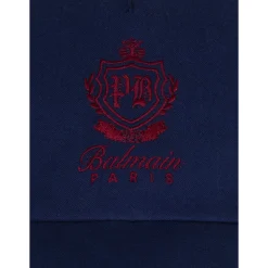 Kappe aus Baumwolle mit College-Emblem