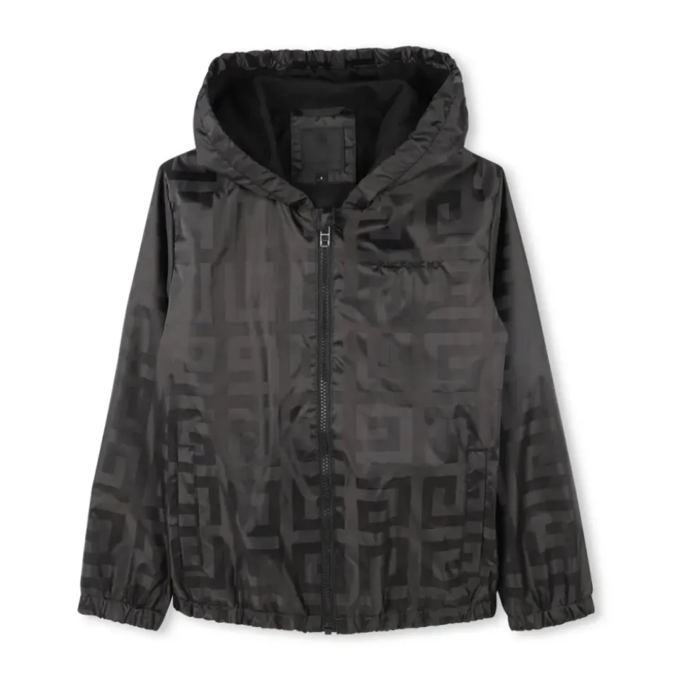 Kapuzen-Windbreaker mit Reißverschluss