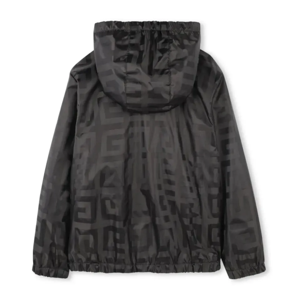Kapuzen-Windbreaker mit Reißverschluss