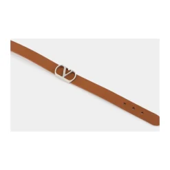 Karamell Leder VLogo Armband