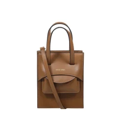 Karamell Mini Flap Tasche