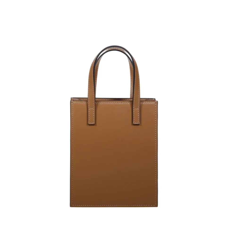 Karamell Mini Flap Tasche