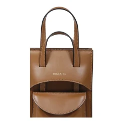 Karamell Mini Flap Tasche