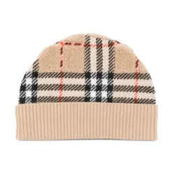 Karierte Beanie Handtuch Stil