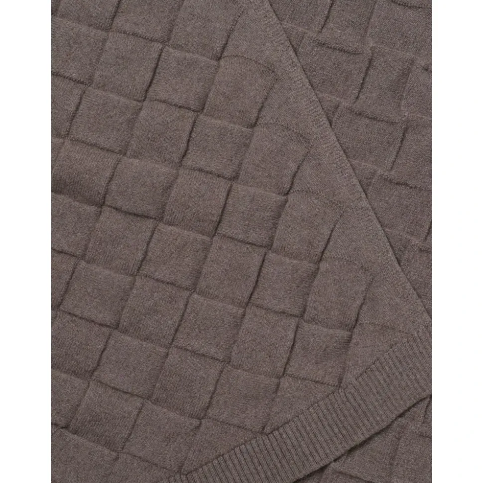 Kaschmirschal mit Diamantmuster