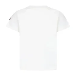 Kinder Bedrucktes T-Shirt Weiß