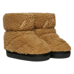 Kinder Beige Kunstpelz Schneestiefel
