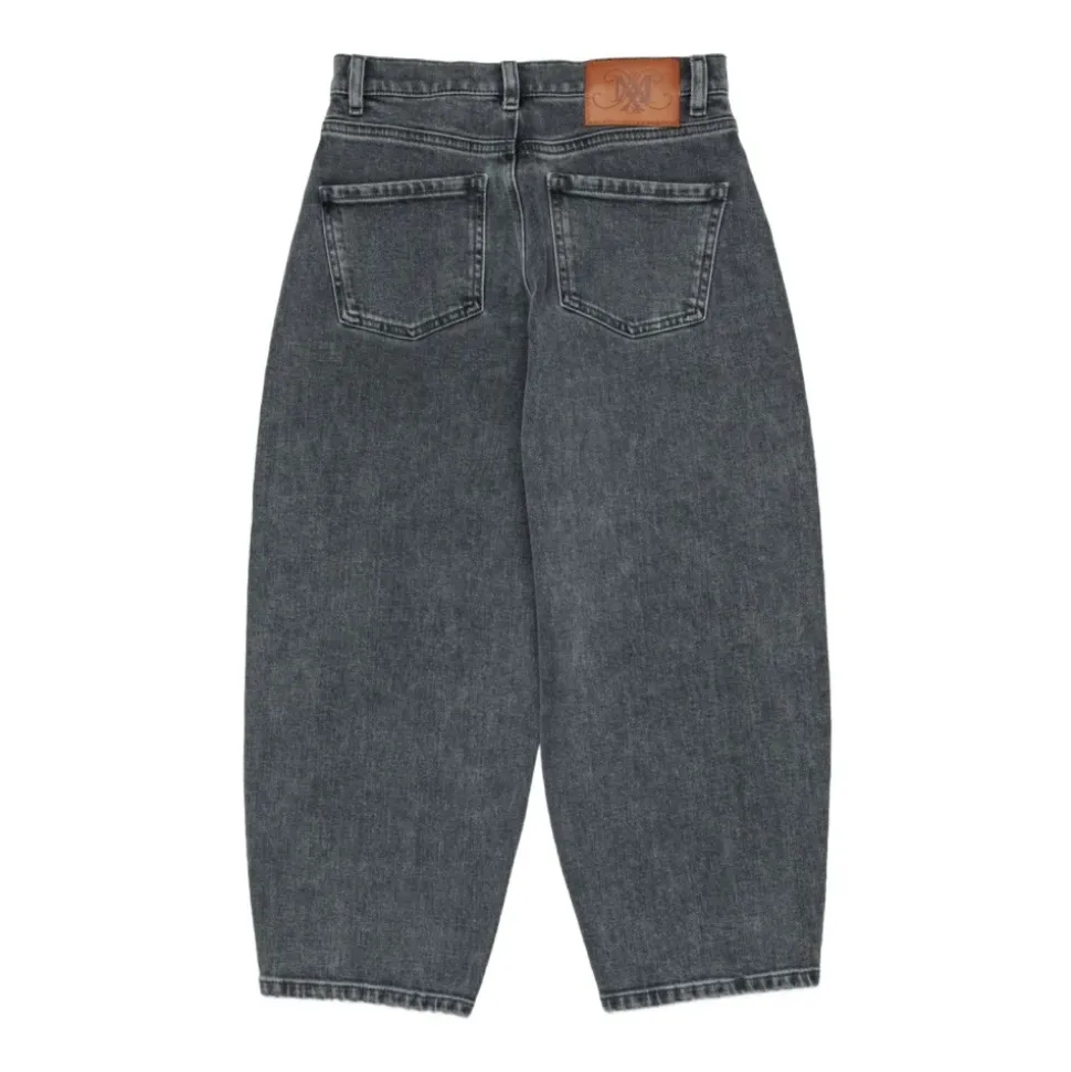 Kinder Denim Jeans Grau Tapered Leg